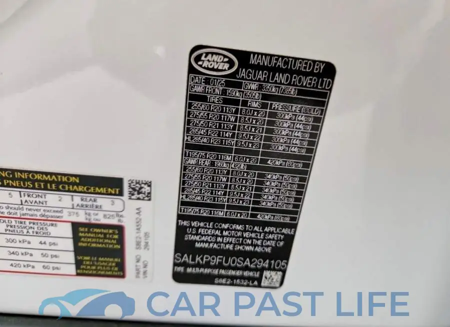 SALKP9FU0SA294105# 14