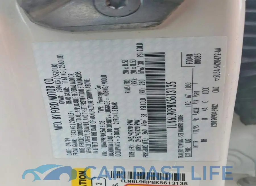 1LN6L9RP8K5613135# 13