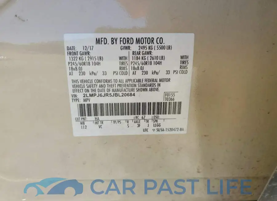 2LMPJ6JR5JBL20684# 13