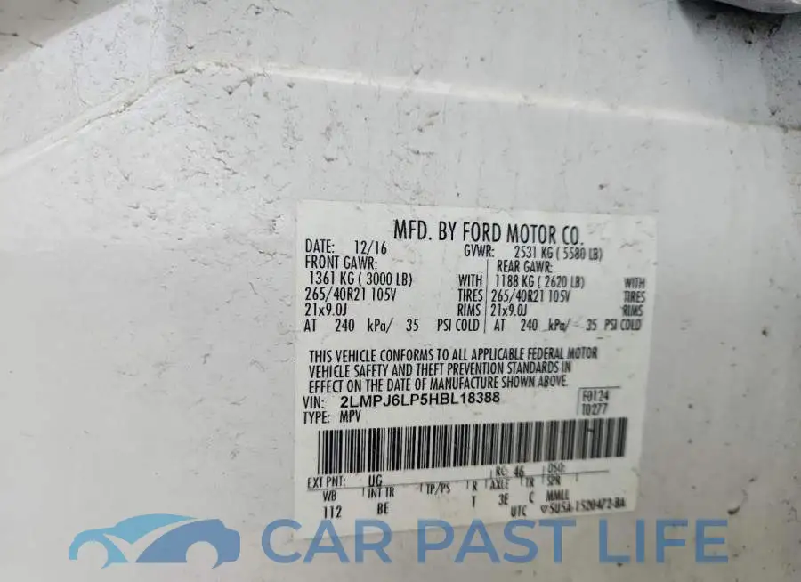 2LMPJ6LP5HBL18388# 13