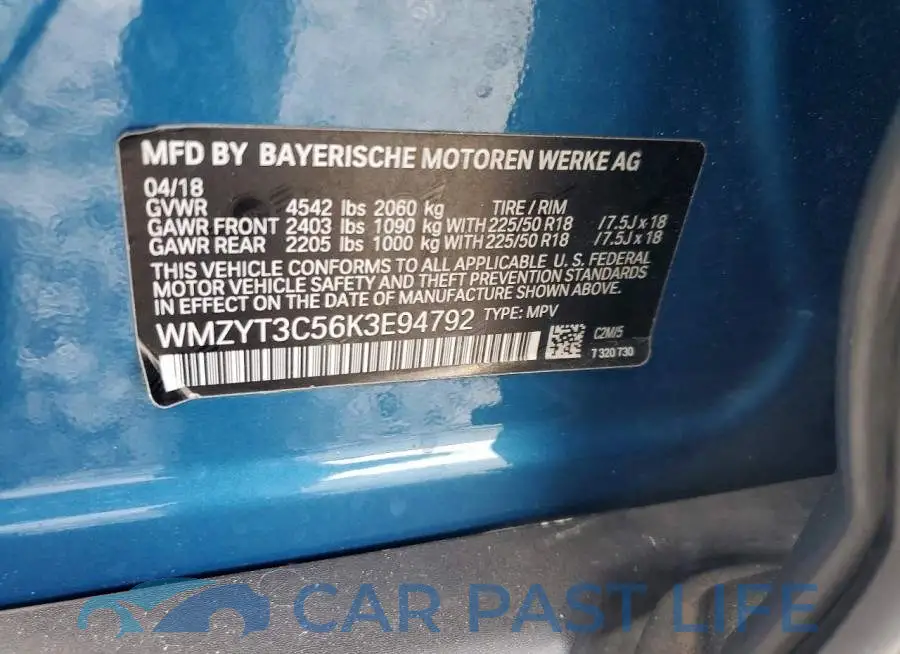 WMZYT3C56K3E94792# 13