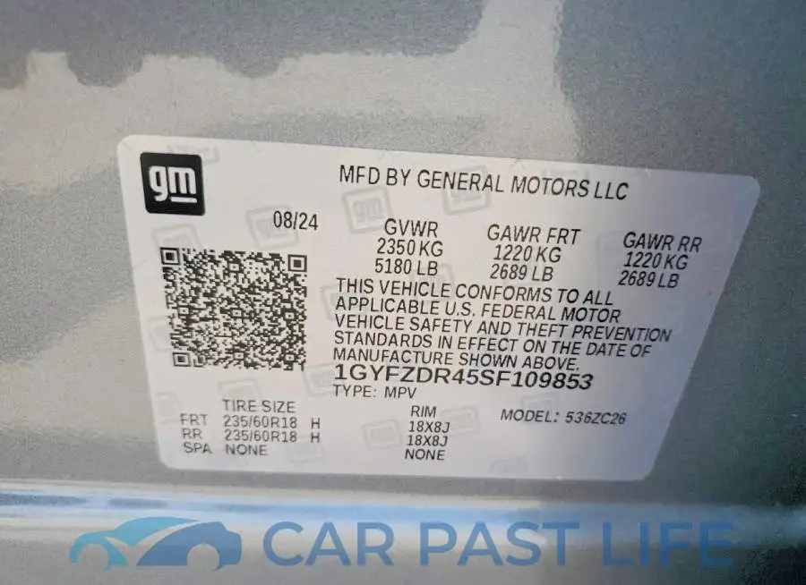 1GYFZDR45SF109853# 13