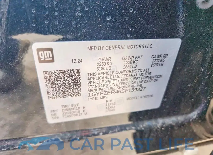 1GYFZER46SF159327# 13