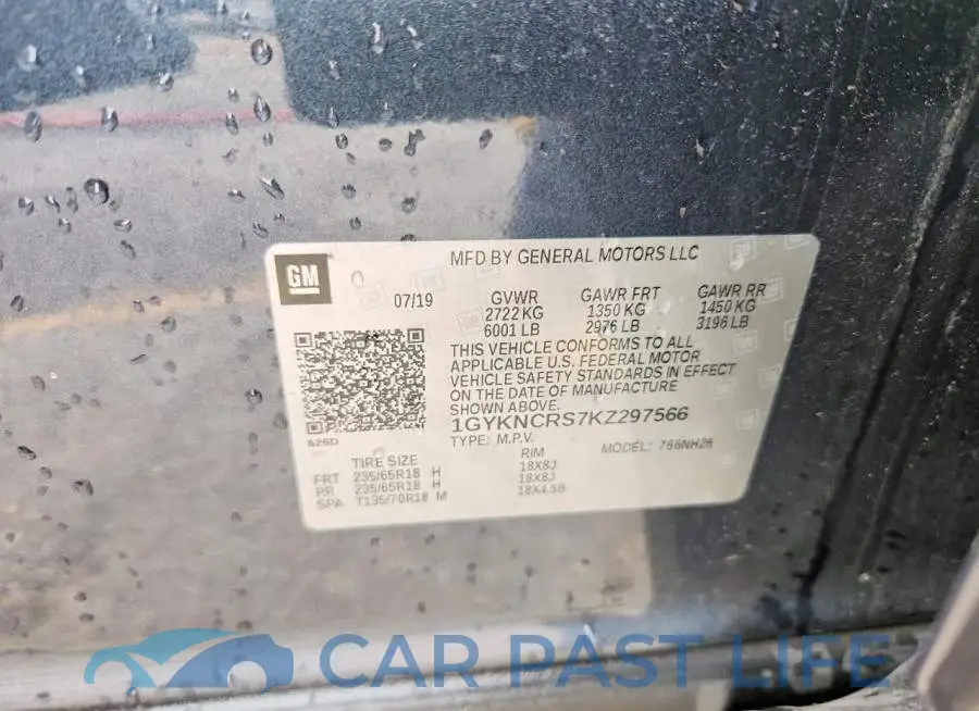 1GYKNCRS7KZ297566# 13