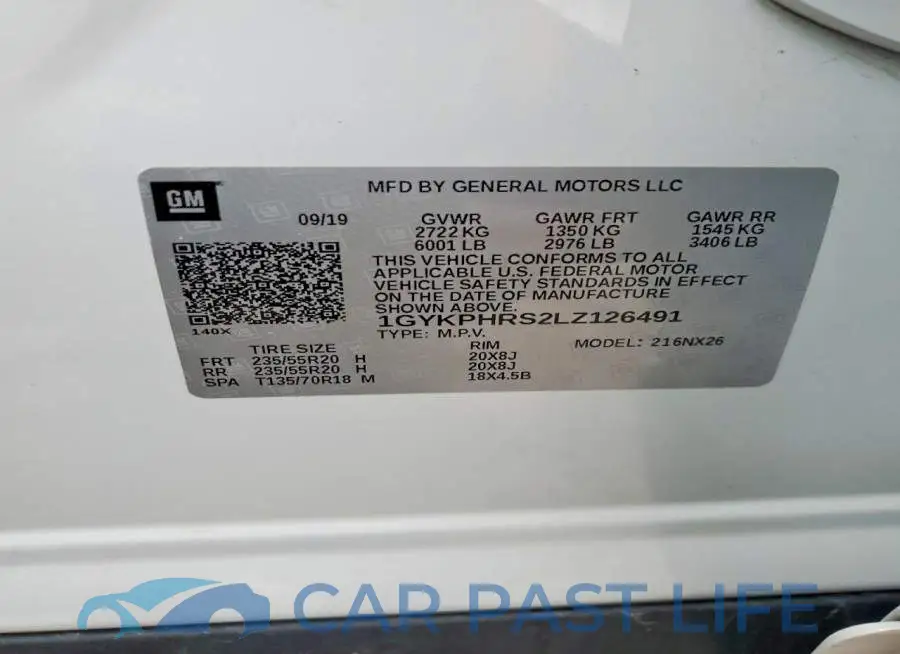 1GYKPHRS2LZ126491# 14