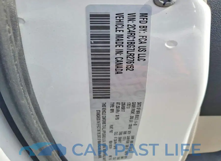 2C4RC1BG7LR276152# 13