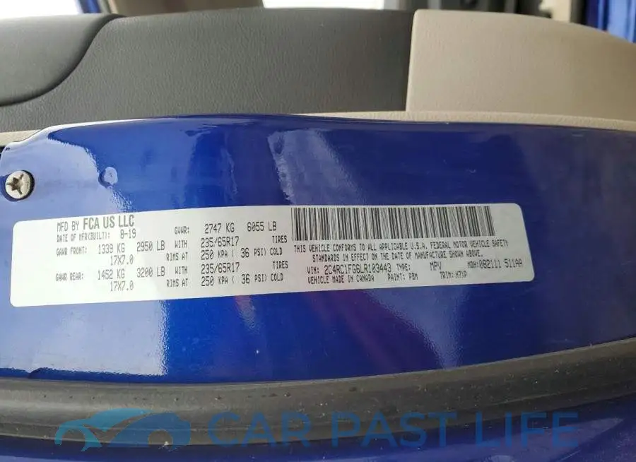 2C4RC1FG6LR103443# 14