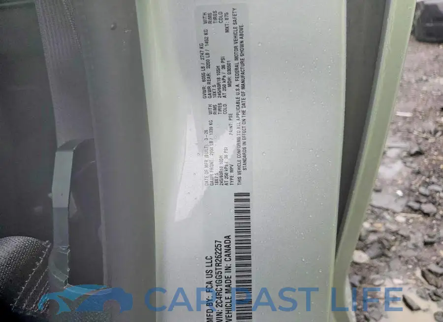 2C4RC1GG5TR262257# 13