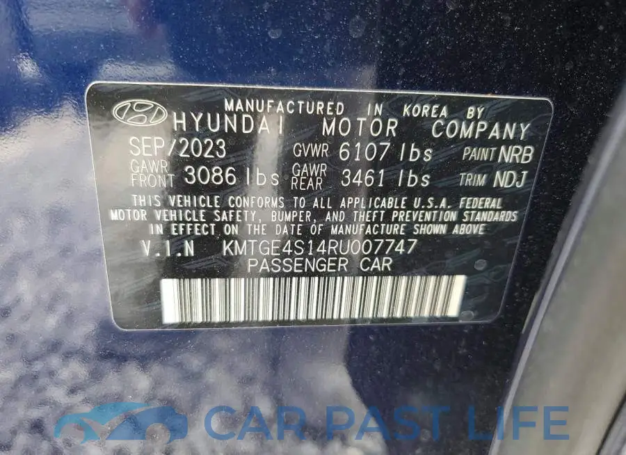 KMTGE4S14RU007747# 13