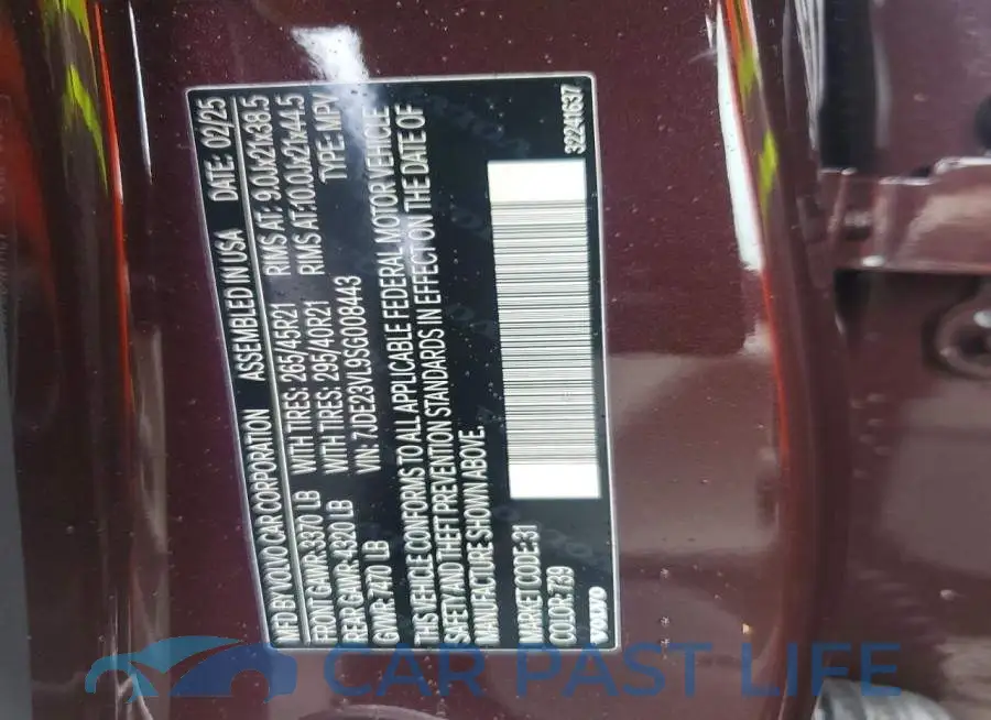 7JDE23VL9SG008443# 14