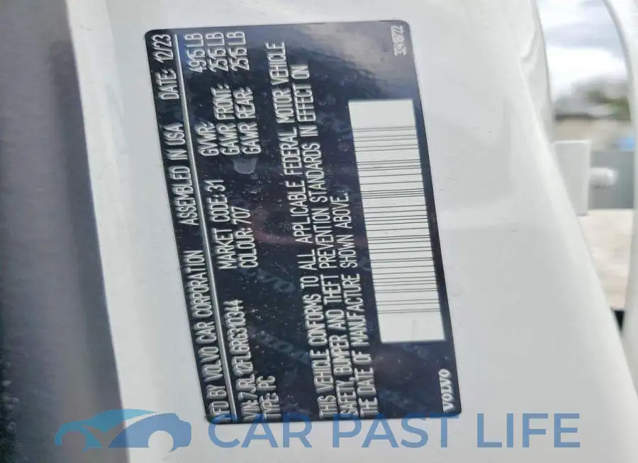 7JRL12FL6RG310344# 12