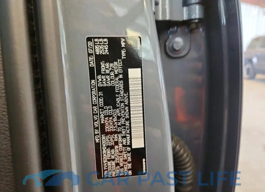 YV4162UK8M2409381# 12