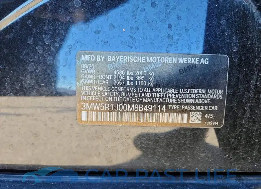 3MW5R1J00M8B49114# 12