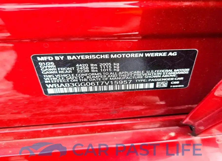 WBA83GG06T7V15957# 12