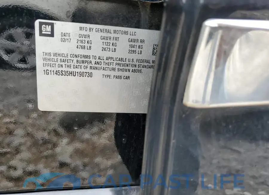 1G1145S35HU190730# 12