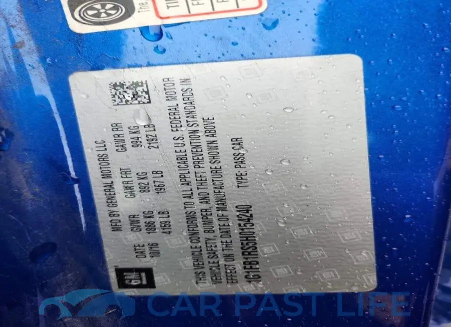 1G1FB1RS5H0154240# 12