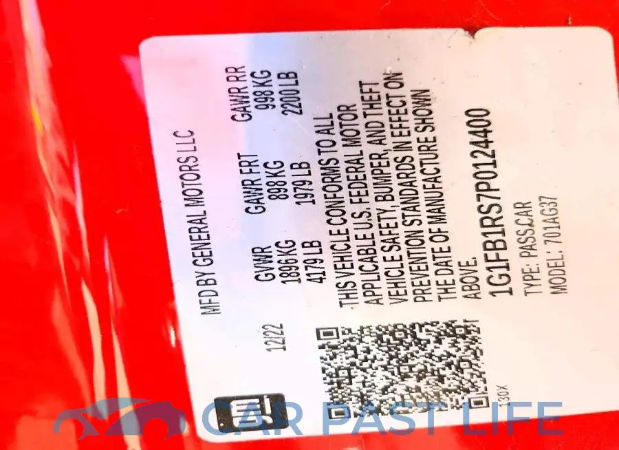 1G1FB1RS7P0124400# 12