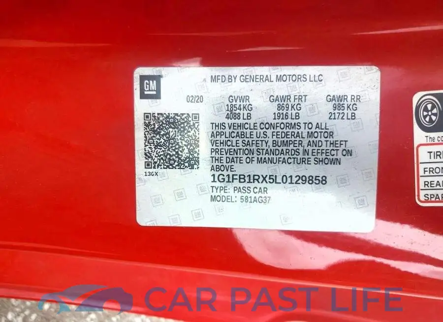 1G1FB1RX5L0129858# 12