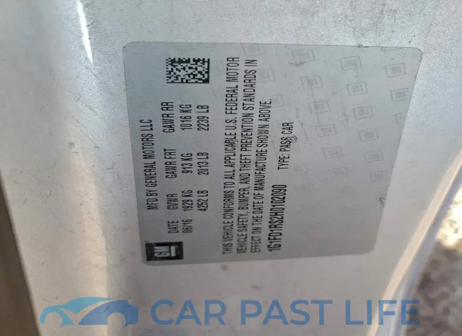 1G1FD1RS2H0102090# 12