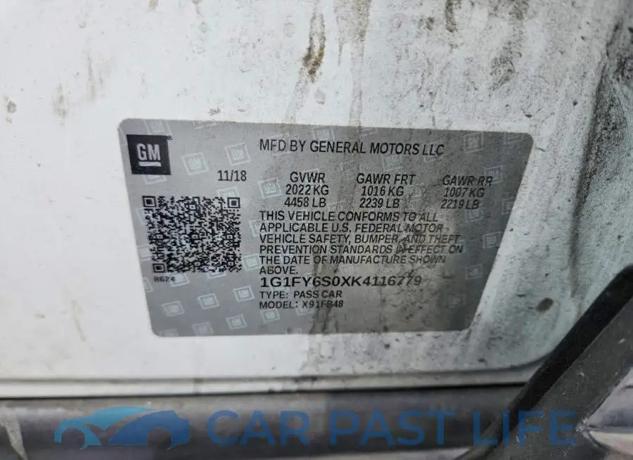 1G1FY6S0XK4116779# 13