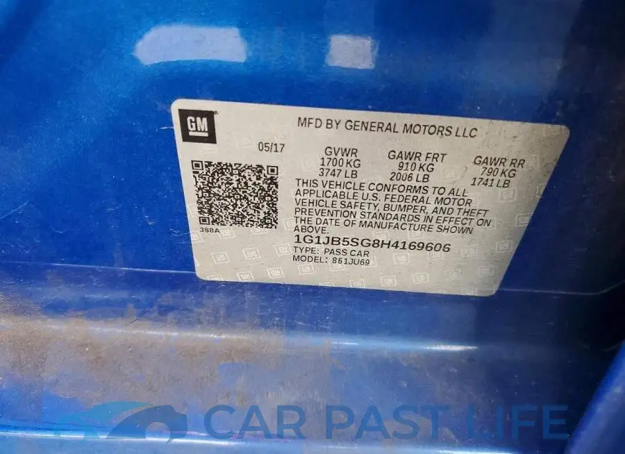 1G1JB5SG8H4169606# 12