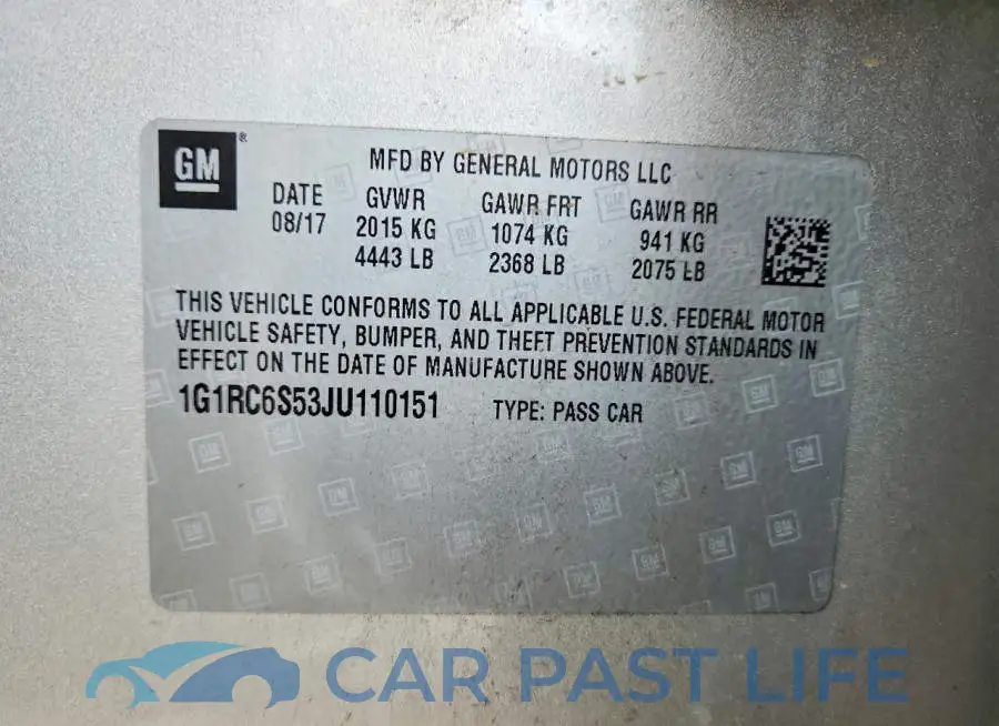 1G1RC6S53JU110151# 12