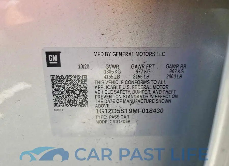 1G1ZD5ST9MF018430# 12