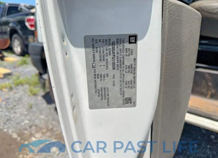 1GCWGAFP0J1185596# 10