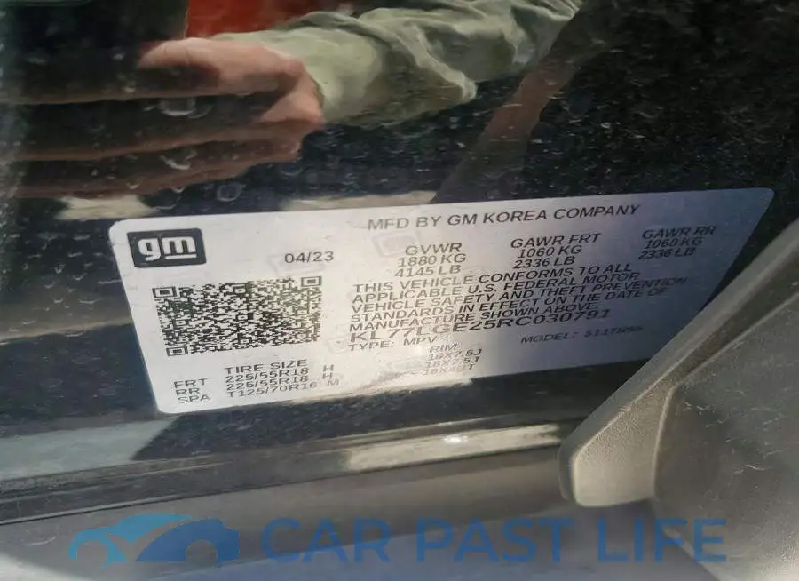 KL77LGE25RC030791# 13