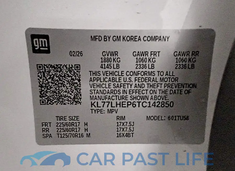 KL77LHEP6TC142850# 14