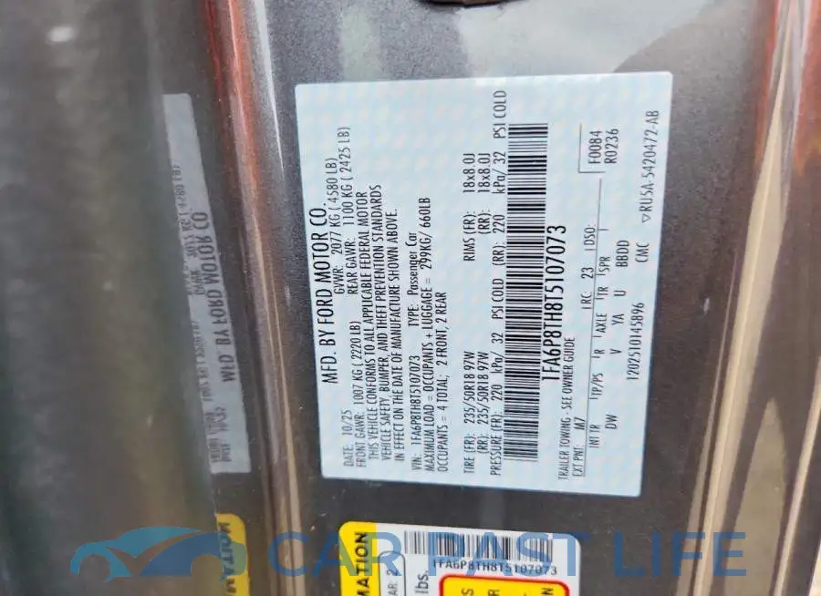 1FA6P8TH8T5107073# 12