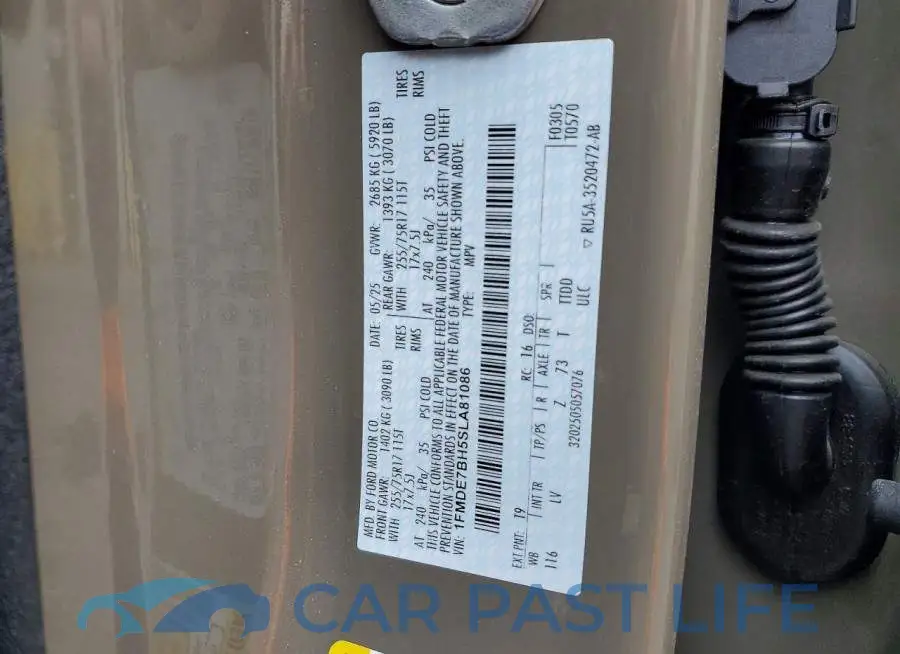1FMDE7BH5SLA81086# 13