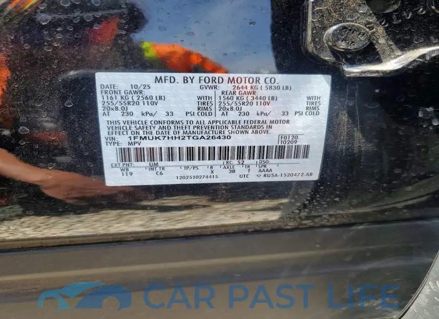 1FMUK7HH2TGA26430# 14