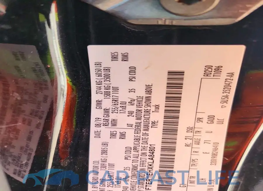 1FTER1EHXKLA84801# 12