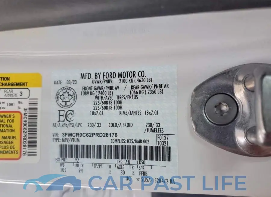 3FMCR9C62PRD28176# 12