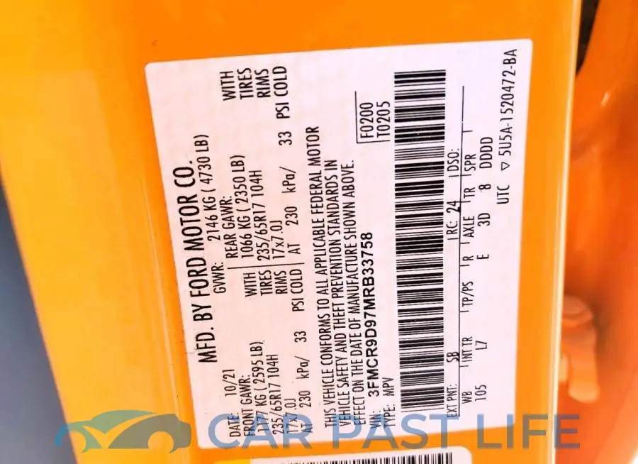 3FMCR9D97MRB33758# 13