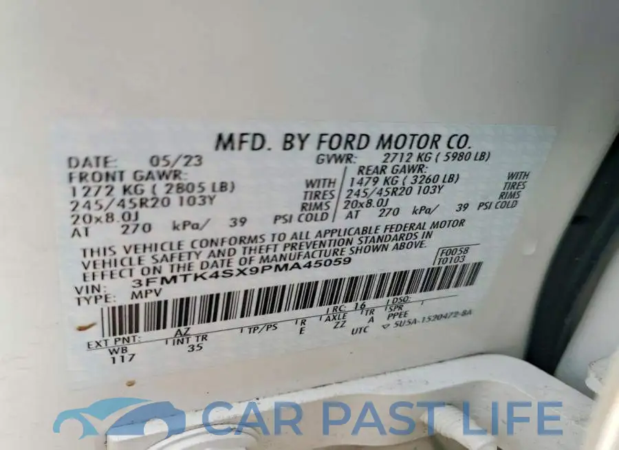 3FMTK4SX9PMA45059# 13