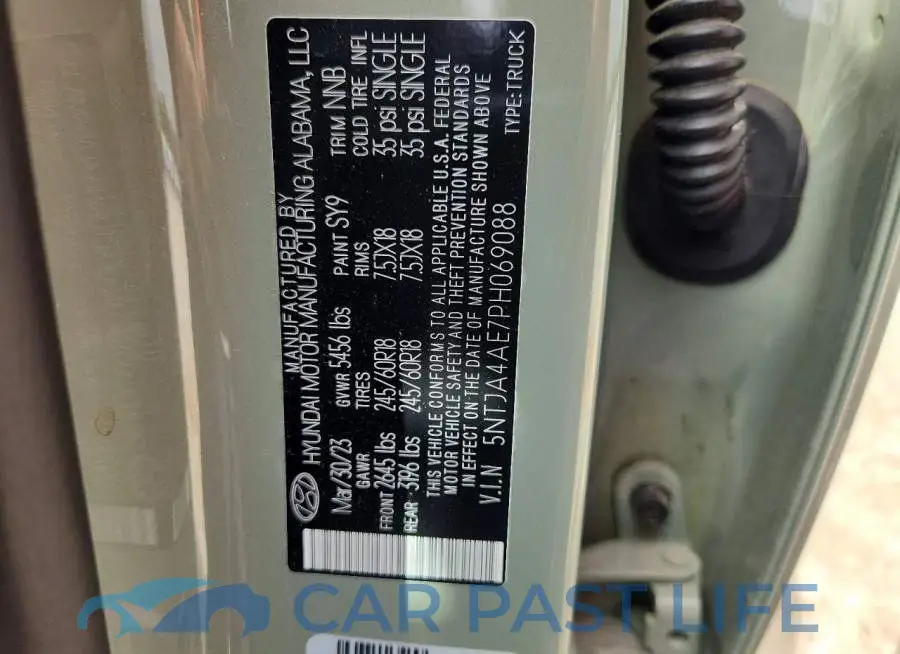 5NTJA4AE7PH069088# 12
