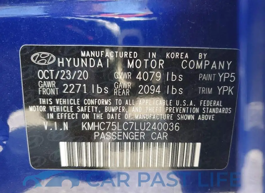 KMHC75LC7LU240036# 12
