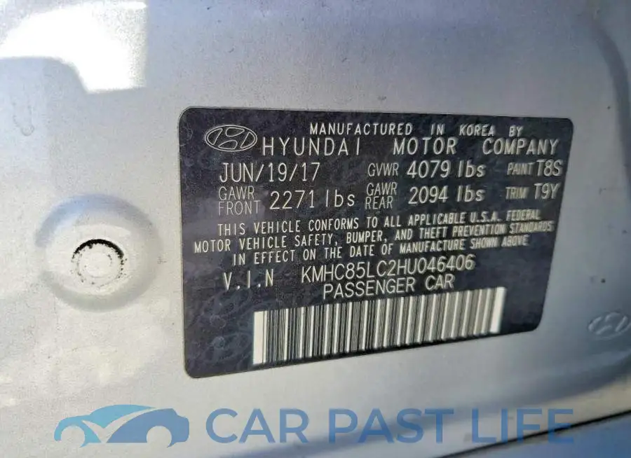 KMHC85LC2HU046406# 13