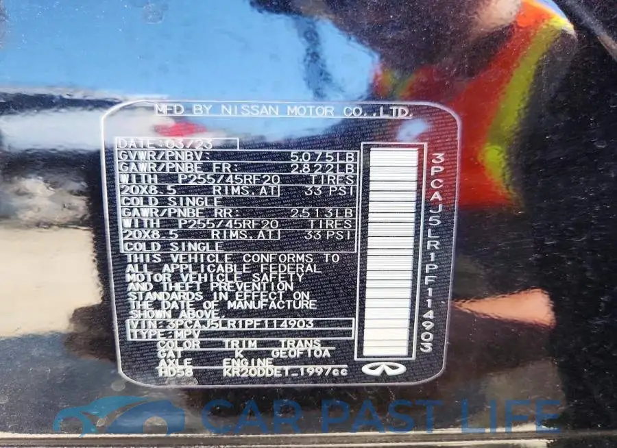 3PCAJ5LR1PF114903# 12