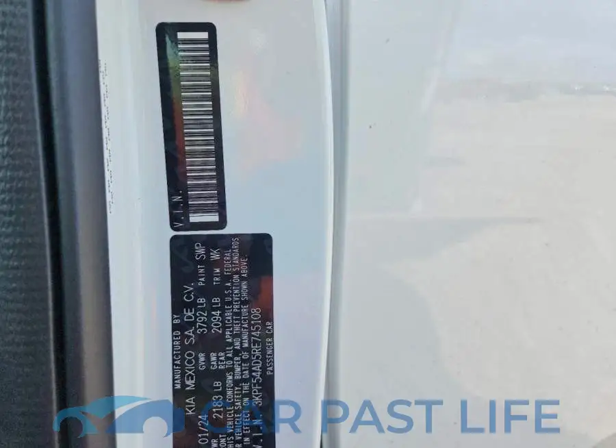 3KPF54AD5RE745108# 13