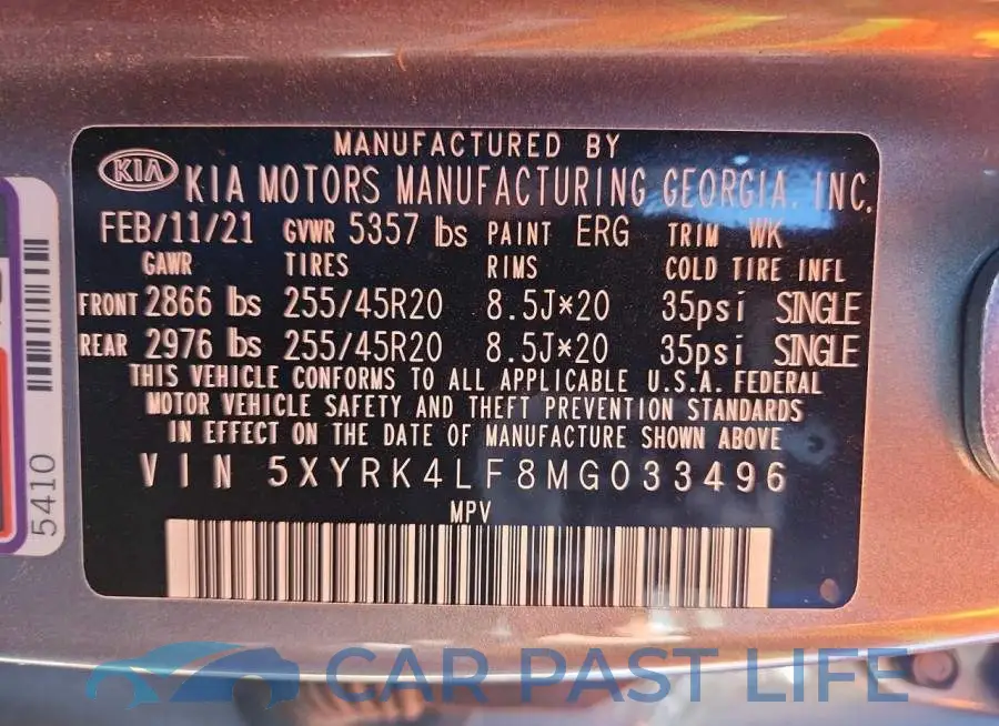 5XYRK4LF8MG033496# 13