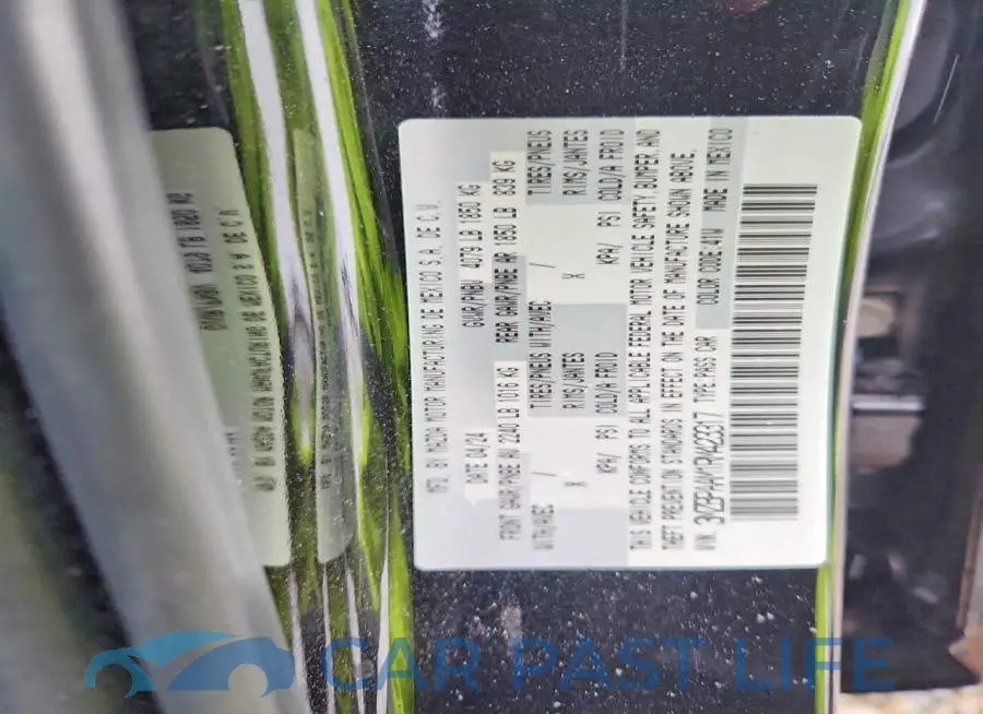 3MZBPAAM1RM423317# 12