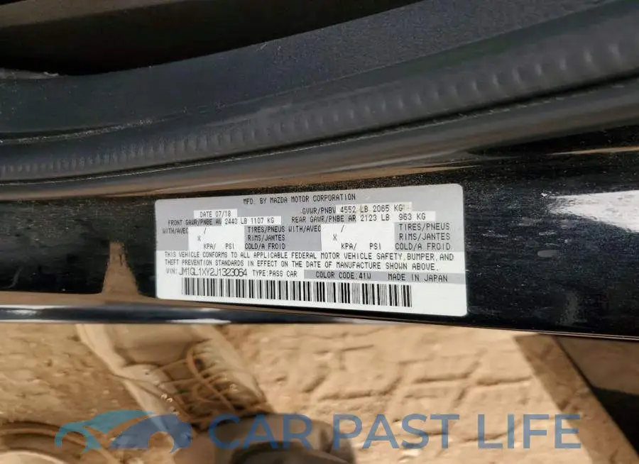 JM1GL1XY2J1323064# 12