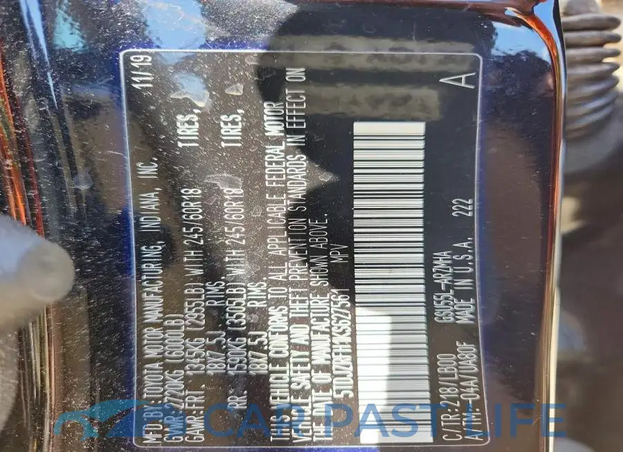 5TDJZRFH1KS627561# 13