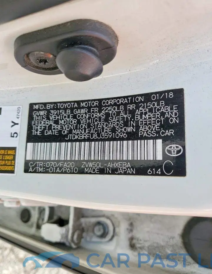 JTDKBRFU8J3591096# 12