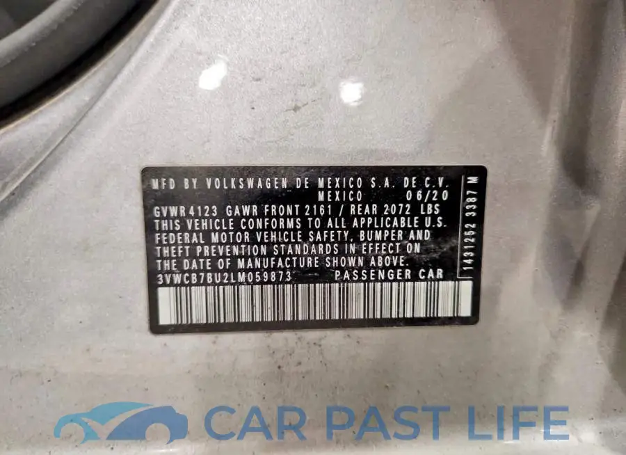 3VWCB7BU2LM059873# 13