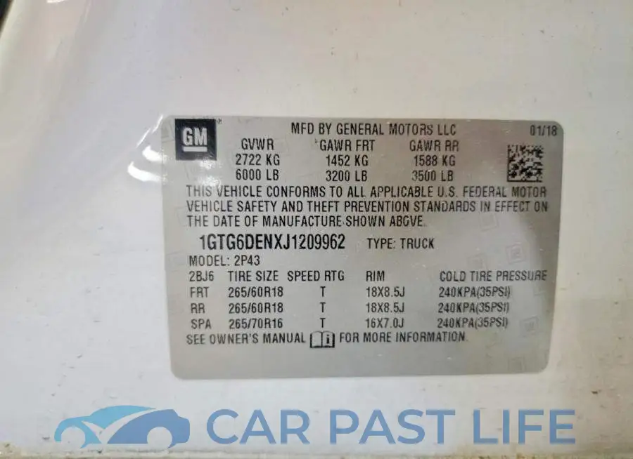 1GTG6DENXJ1209962# 12