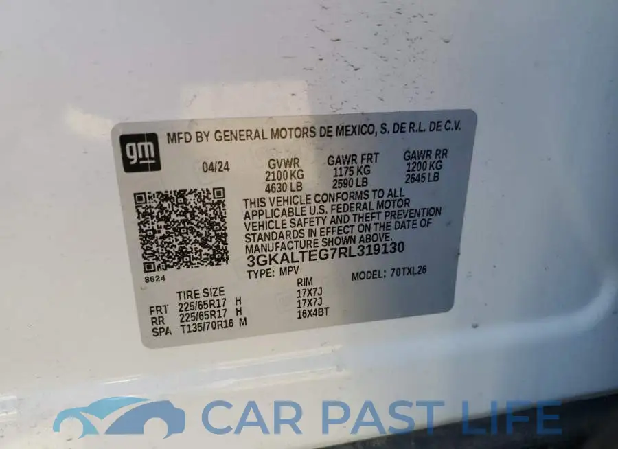3GKALTEG7RL319130# 13
